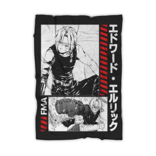 Alchemist Edward Elric Anime Blanket
