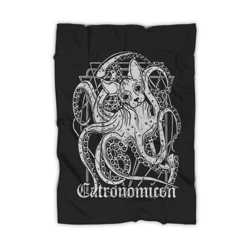 Catronomicon Devil Octopus Cat Mythology Blanket
