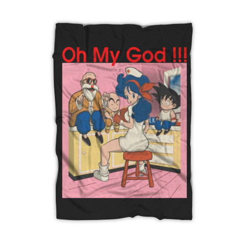 Dragon Ball Z Oh My God Funny Anime Blanket