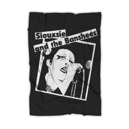 Siouxsie And The Banshees Vintage 70's Band Blanket