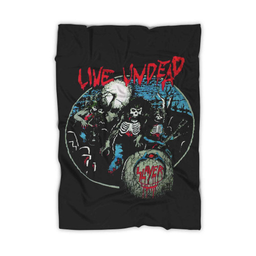 Slayer Live Undead 1984 Blanket