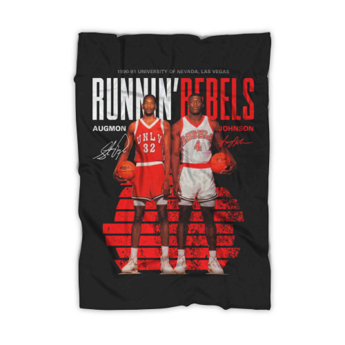 Stacey Augmon And Larry Johnson Blanket