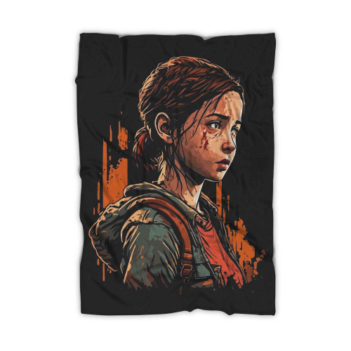 The Last Of Us Ellie Zombie Apocalypse Anime Blanket