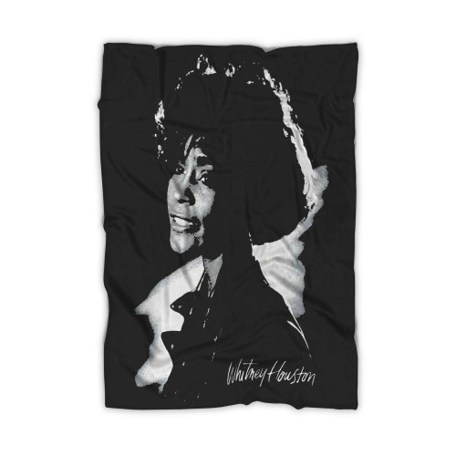 Vintage Whitney Houston Cd Lp Concert Tour Blanket