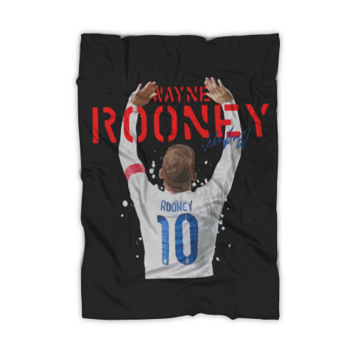 Wayne Rooney Football Blanket