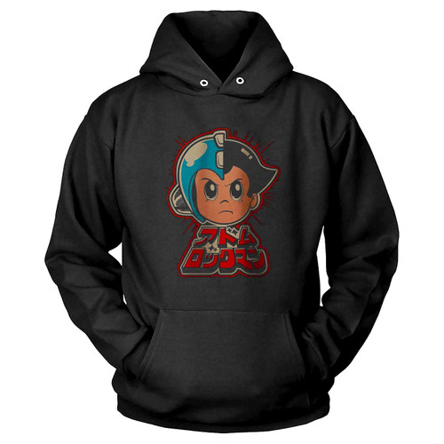 Cartoon Astro Boy Blue Helmet Hoodie