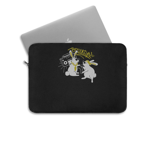 Hip Hop Bunnies Funny Rap Music Laptop Sleeve