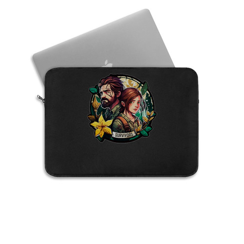 Last Of Us Ellie Joel Survivor Zombie Apocalypse Laptop Sleeve