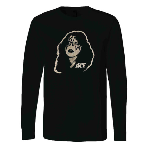 Ace Frehley Kiss 1978 Rock Heavy Metal Long Sleeve T-Shirt Tee