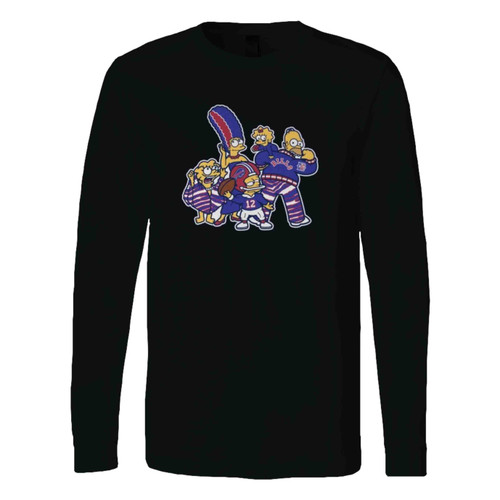 Buffalo Bills The Simpsons Long Sleeve T-Shirt Tee