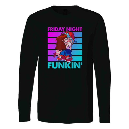 Friday Night Funkin Vintage Hug Long Sleeve T-Shirt Tee