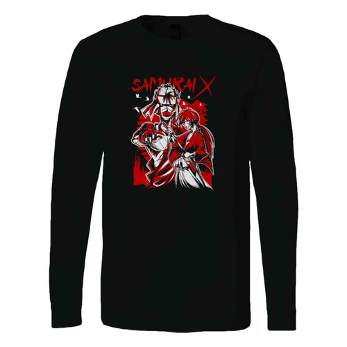 Himura Kenshin Rurouni Kenshin Samurai Anime Long Sleeve T-Shirt Tee