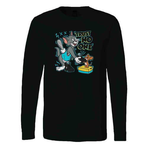 Jordan 5 Aqua Trust No One Cat And Mouse Long Sleeve T-Shirt Tee