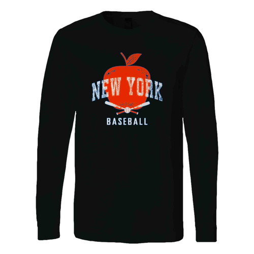 New York Baseball Vintage Retro Style Long Sleeve T-Shirt Tee