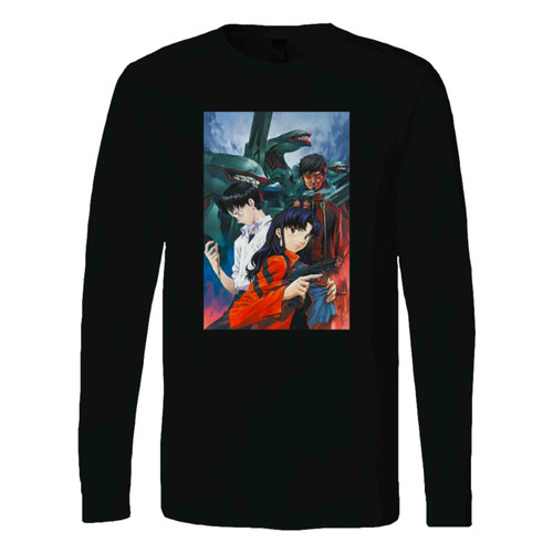 Shinji Misato Gendo Neon Genesis Evangelion Long Sleeve T-Shirt Tee