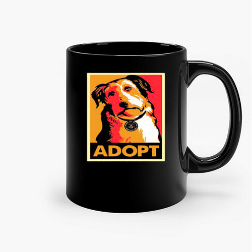 Adopt Dog Animal Lover Underwood Peta Ceramic Mugs