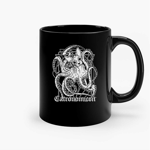 Catronomicon Devil Octopus Cat Mythology Ceramic Mugs
