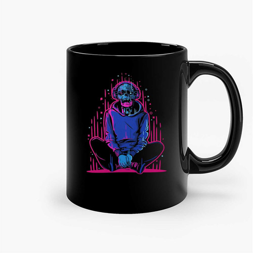 Cyberpunk Cyborg Throw Ceramic Mugs