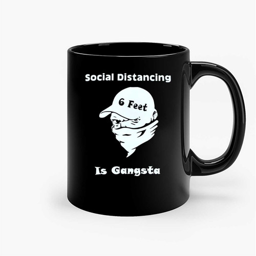 Human Culture Social Distancing Ceramic Mugs