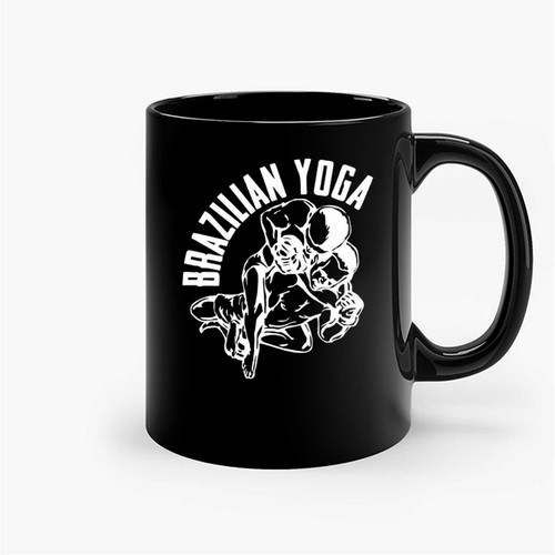 Jiu Jitsu Brazilian Yoga Martial Ceramic Mugs