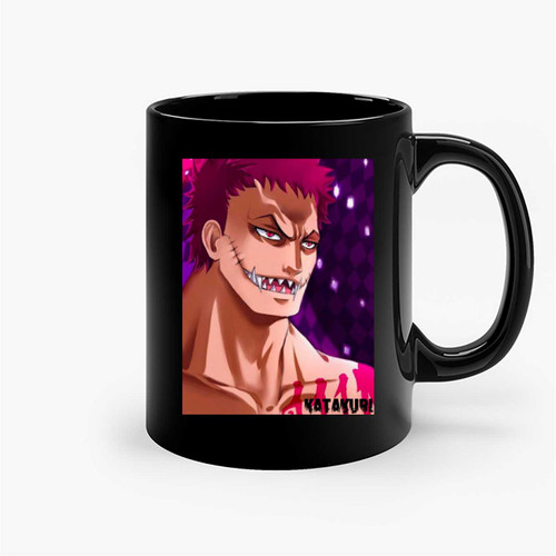 One Piece Charlotte Katakuri Face Anime Ceramic Mugs