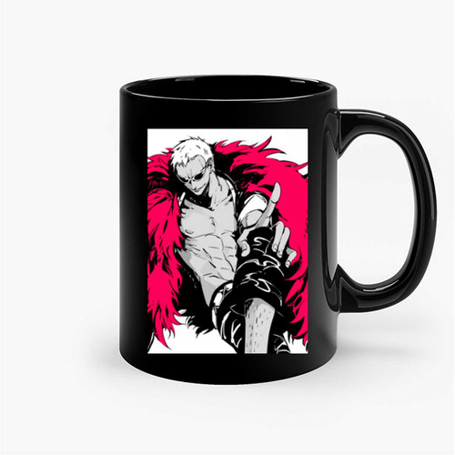One Piece Databook Doflamingo Anime Ceramic Mugs