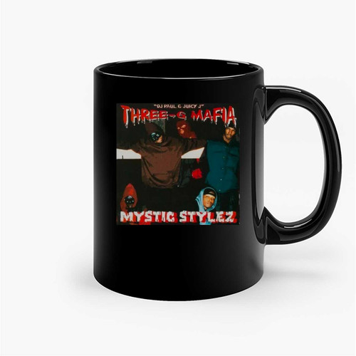 Rare Vintage Three6 Mafia Mystic Stylez Ceramic Mugs