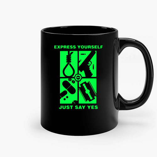 Type O Negative Express Yourself Just Say Yes Ceramic Mugs