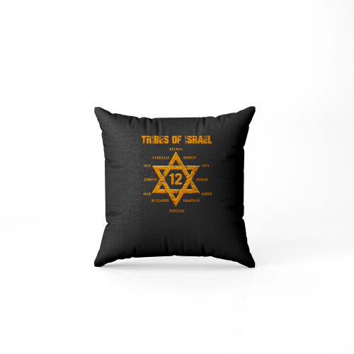 12 Twelve Tribes Of Israel Hebrew Israelite Judah Jerusalem Pillow Case Cover