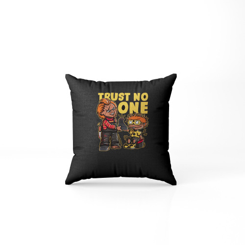 Trust No One Chuckie Match Jordan 7 Pillow Case Cover