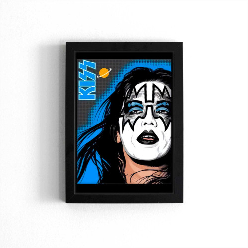 Ace Frehley Kiss Rock Retro Vintage Poster