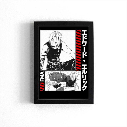 Alchemist Edward Elric Anime Poster