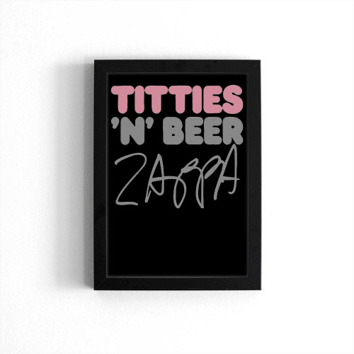 Frank Titties N Beer Rock Tour Poster