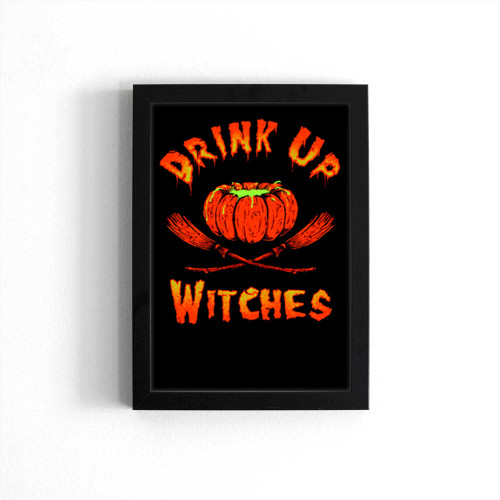 Halloween Ghost Drink Up Witches Witch Poster