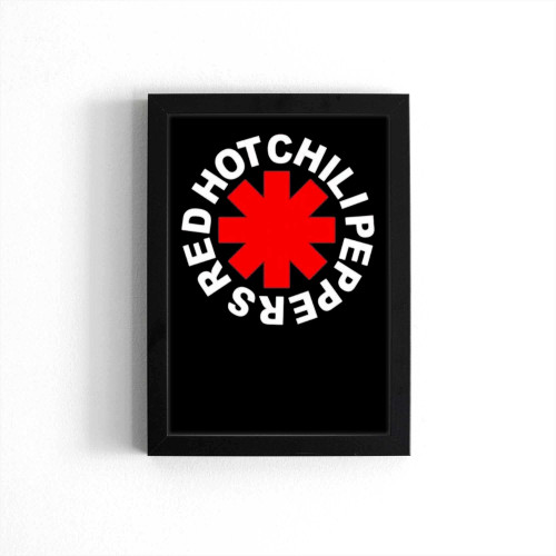 Rock Bands Rhcp Red Hot Chili Peppers Logo Poster