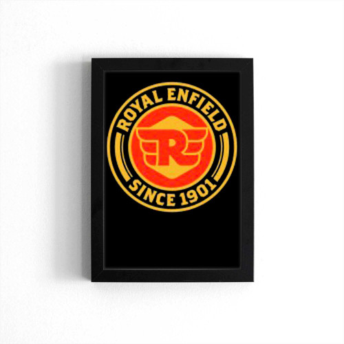 Royal Enfield Motorcycle Logo Poster