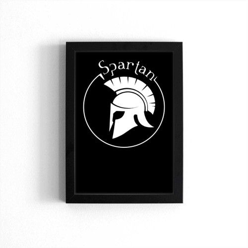 Spartan Circle Logo Poster