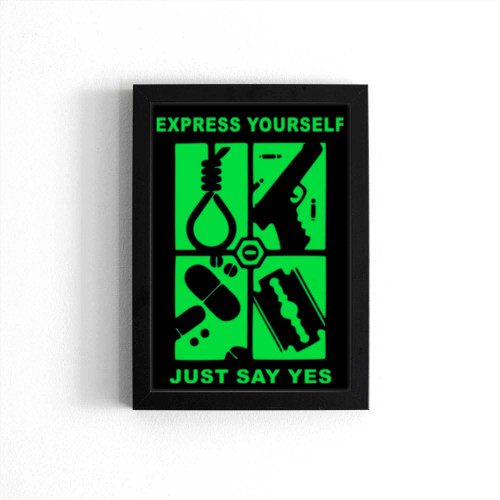 Type O Negative Express Yourself Just Say Yes Poster