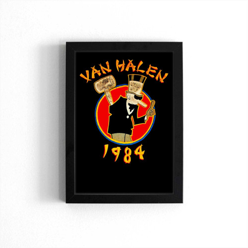 Van Halen Tour 1984 Poster