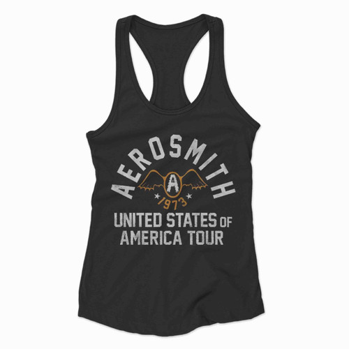Aerosmith United State Tour 1973 Racerback Tank Top Aerosmith United State Tour 1973 Racerback Tank Top