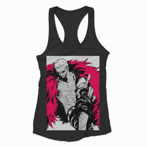 One Piece Databook Doflamingo Anime Racerback Tank Top
