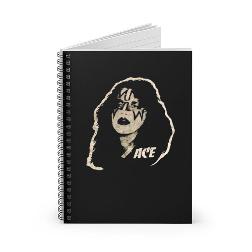 Ace Frehley Kiss 1978 Rock Heavy Metal Spiral Notebook