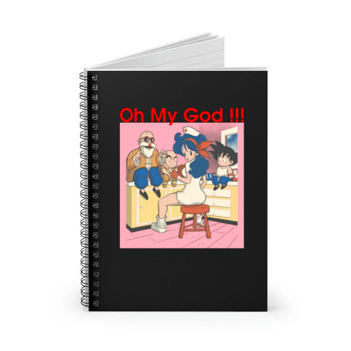 Dragon Ball Z Oh My God Funny Anime Spiral Notebook