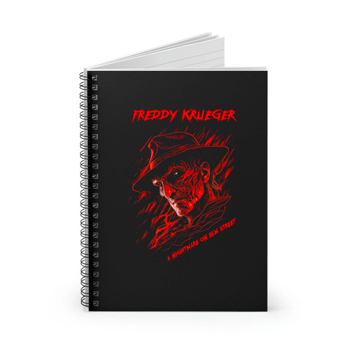 Freddy Krueger A Nightmare On Elm Street Spiral Notebook