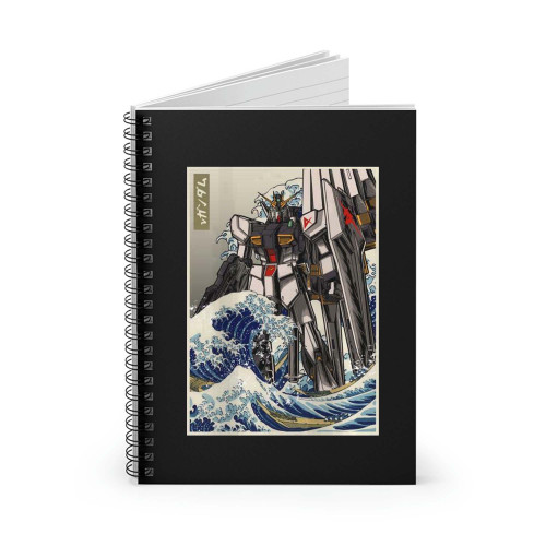 Hokusai Nu Gundam Anime Spiral Notebook
