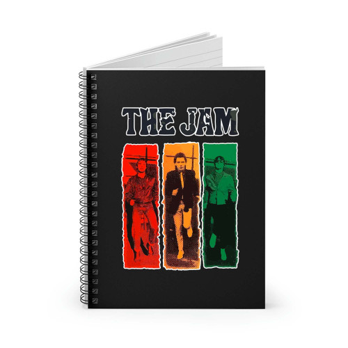 The Jam The Post Punk Baggy Boyfriend Spiral Notebook