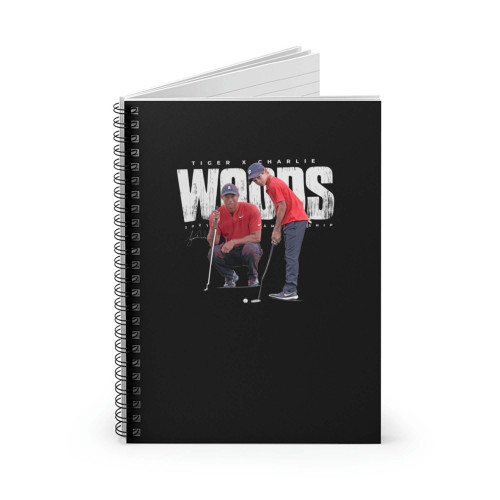 Tiger X Charlie Woods Spiral Notebook