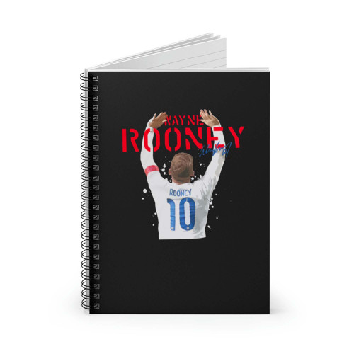 Wayne Rooney Football Spiral Notebook