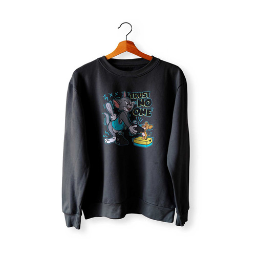 Jordan 5 Aqua Trust No One Cat And Mouse Sweatshirt Sweater