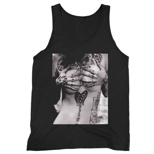 Sexy Tattoo Girl's Body Naked MEN'S TANK TOP Sexy Tattoo Girl's Body Naked MEN'S TANK TOP